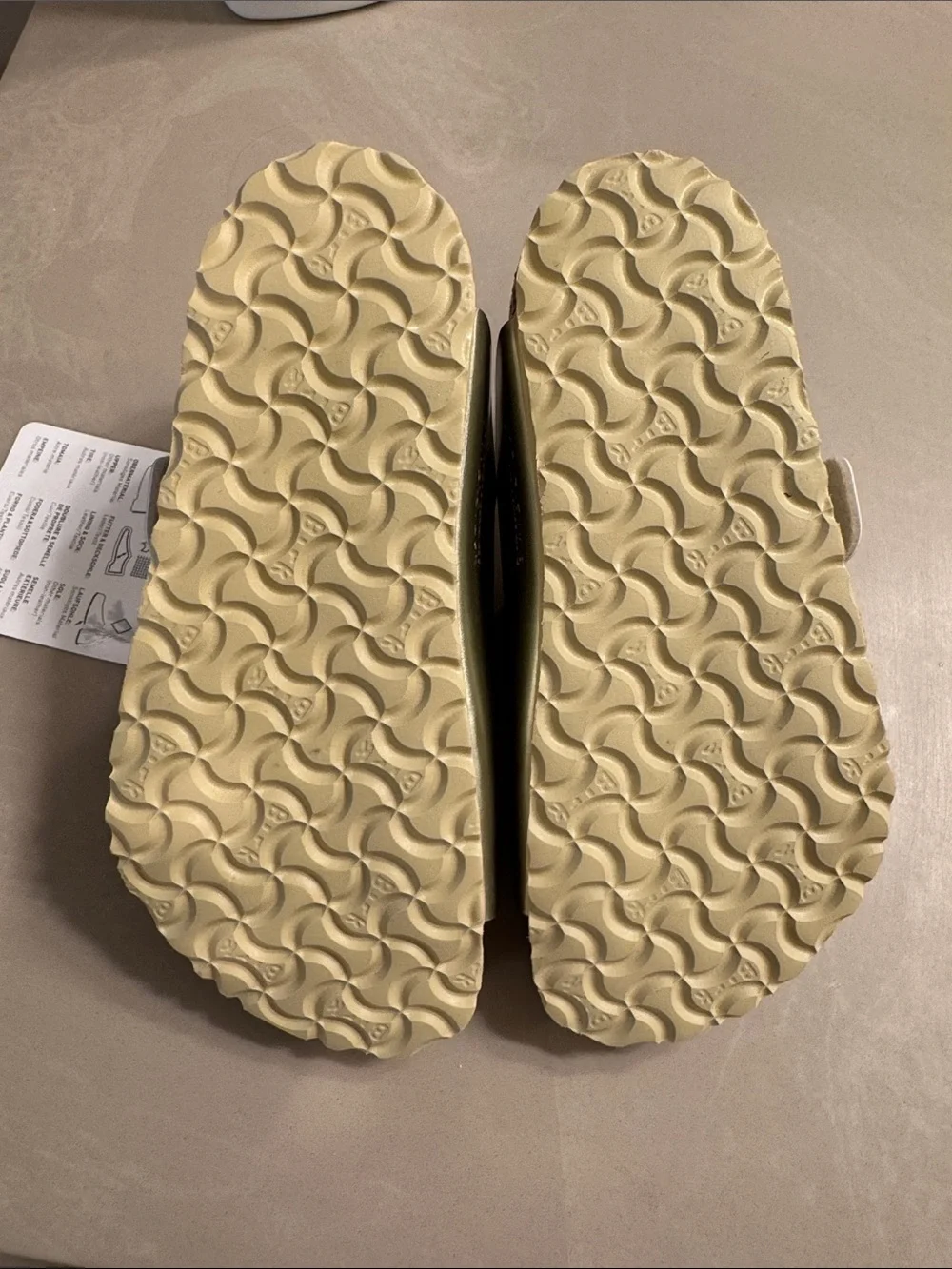 Birkenstock Kids Silver Double-Strap Arizona Sandals